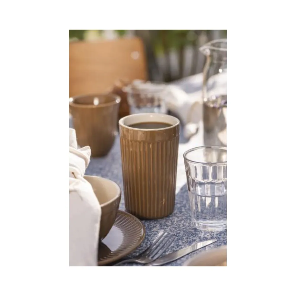 Vaso Glass de vidrio acanalado Crystal - Imagen 3