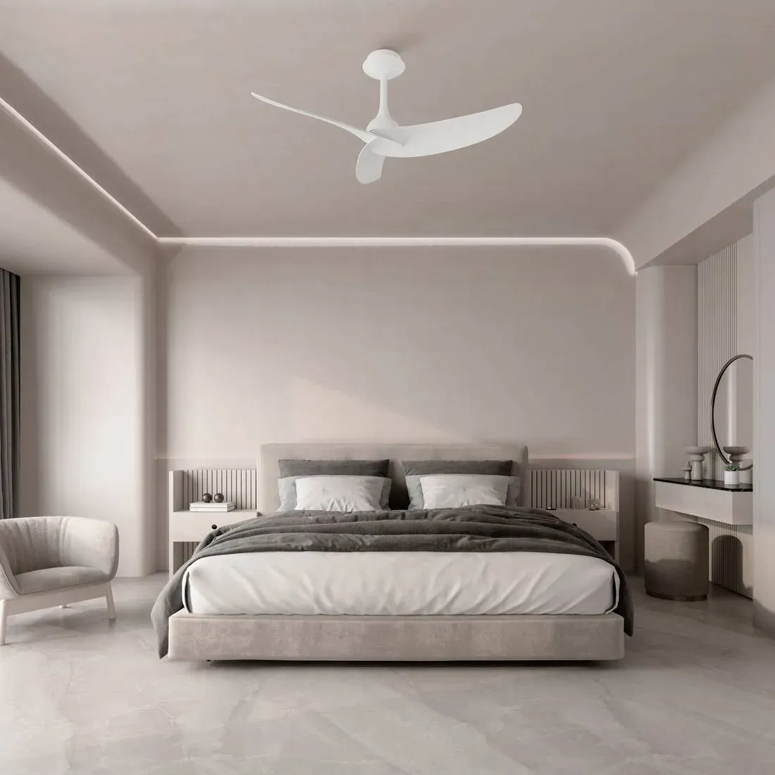 Ventilador de Techo Ipanema III – Sin Luz, Aspas de acrílico y Motor DC Silencioso - Imagen 6