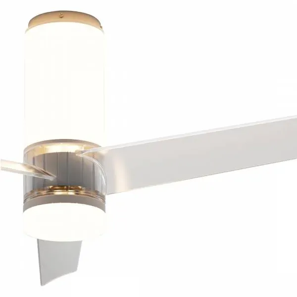 Ventilador de Techo Up-Down con Luz LED Regulable y Aspas Transparentes - Imagen 6
