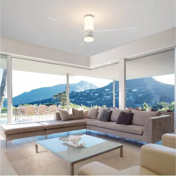 Ventilador de Techo Up-Down con Luz LED Regulable y Aspas Transparentes - Imagen 3